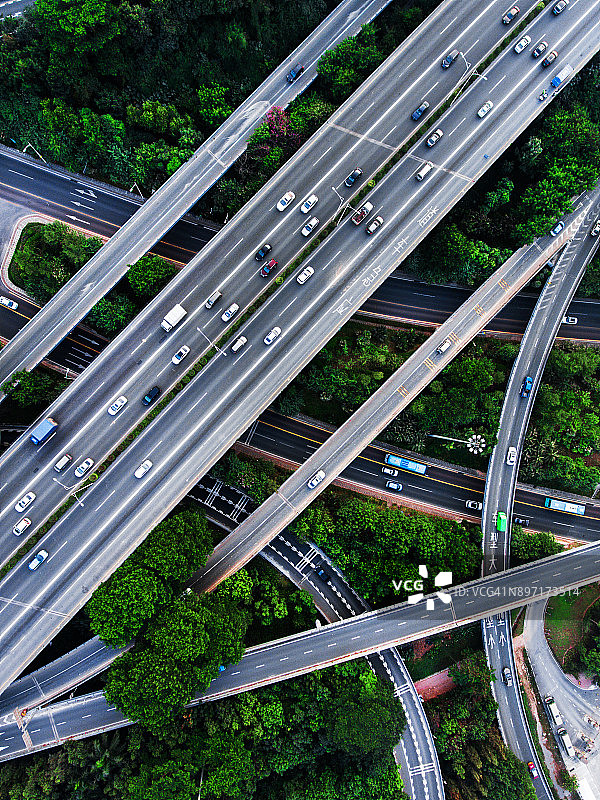 空中高速公路连接图片素材