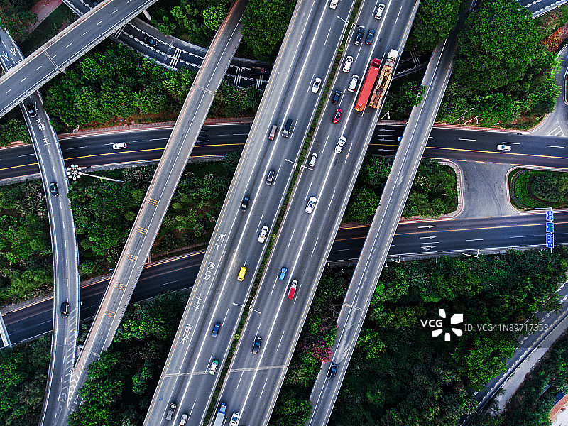 空中高速公路连接图片素材