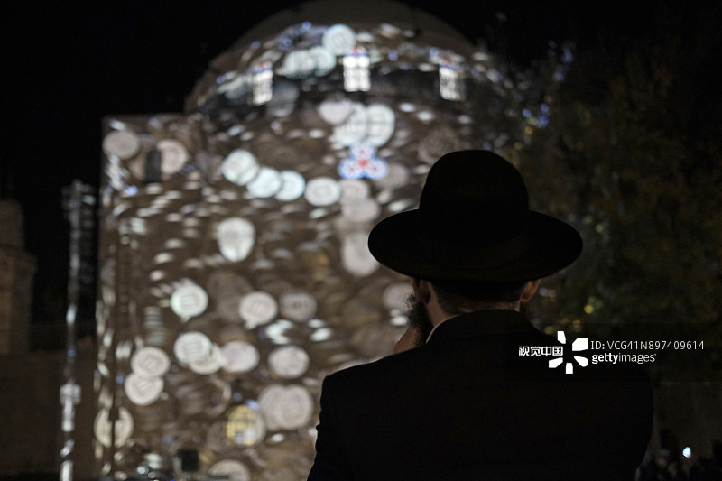 耶路撒冷老城的犹太区图片素材