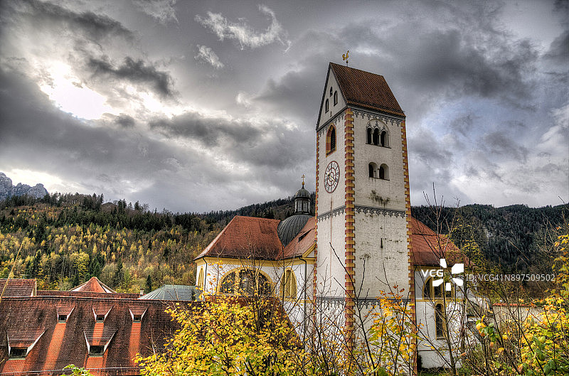 德国菲森圣芒修道院图片素材