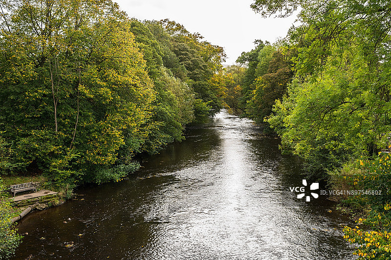 德比郡德文特河图片素材