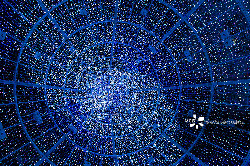 2017年维戈圣诞树内部照片图片素材