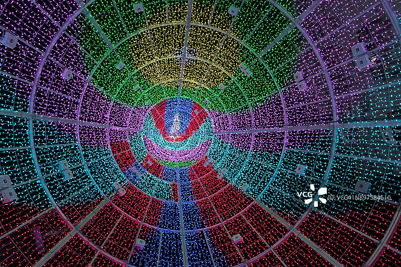 2017年维戈圣诞树内部照片图片素材
