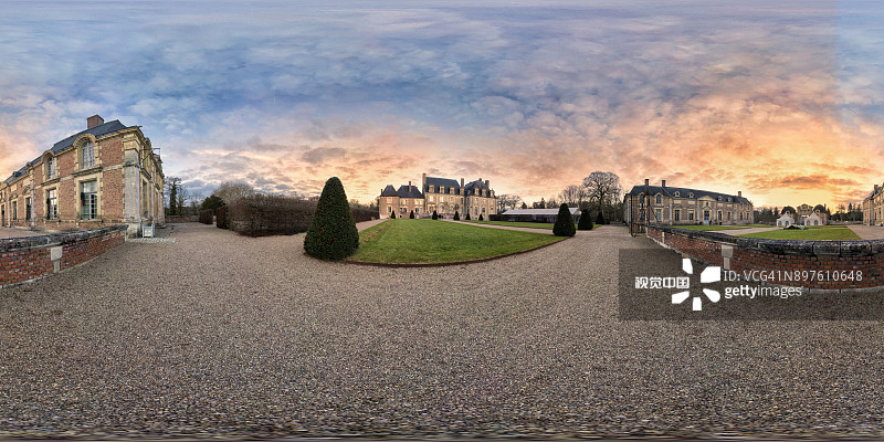 法国拉费泰圣欧班城堡图片素材