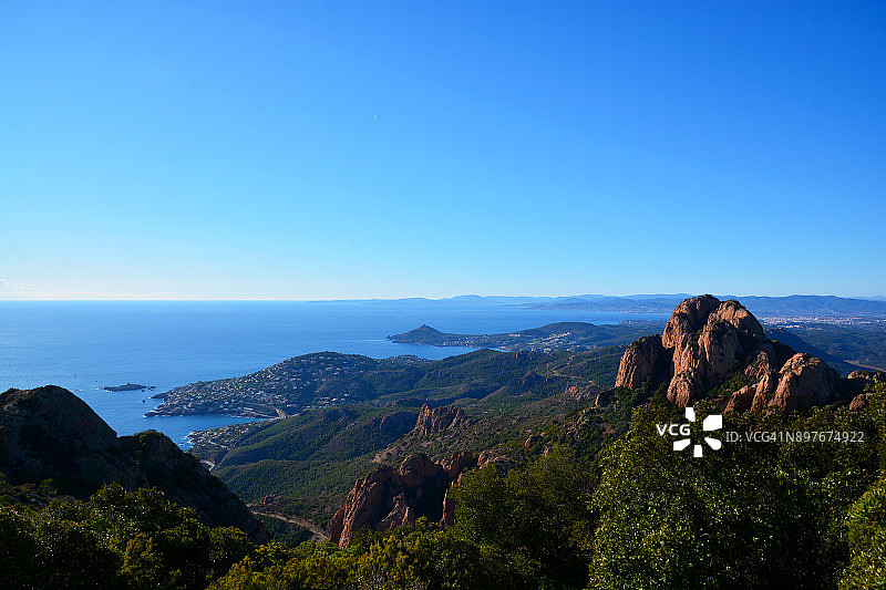 戛纳法国里维埃拉景色图片素材