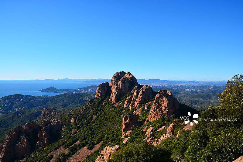 法国圣拉斐尔景观图片素材