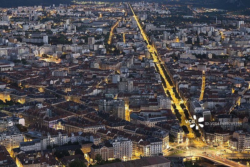 法国罗纳-阿尔卑斯大区格勒诺布尔图片素材