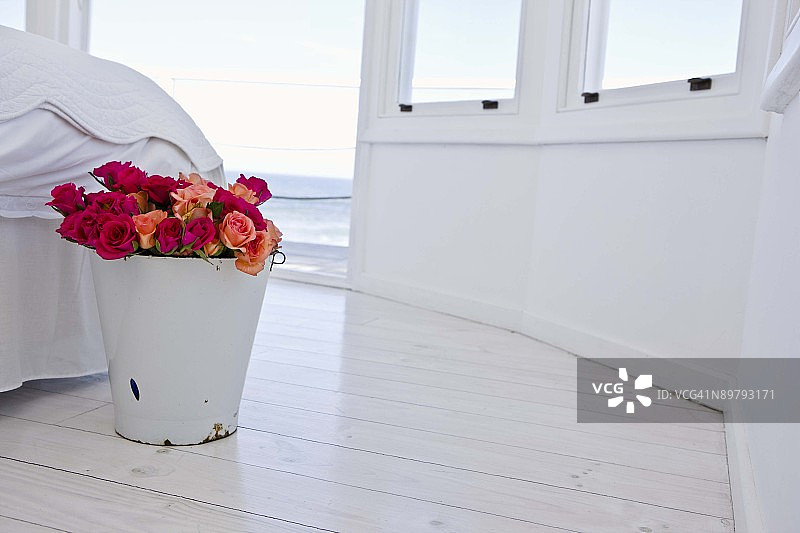 一桶玫瑰图片素材