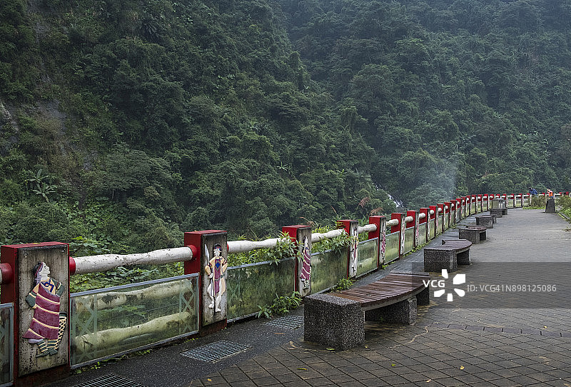 中国台湾乌来村温泉图片素材