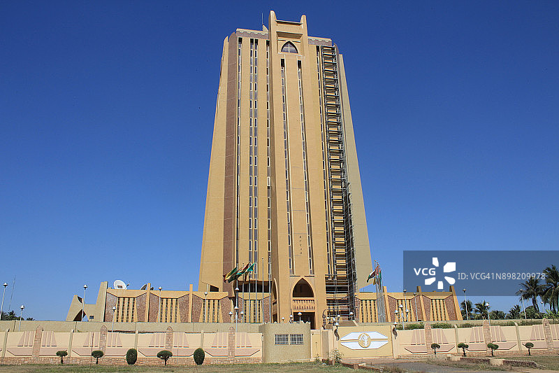 位于马里的西非国家中央银行总部图片素材