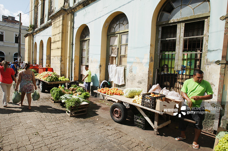 巴西亚马逊蔬菜销售图片素材