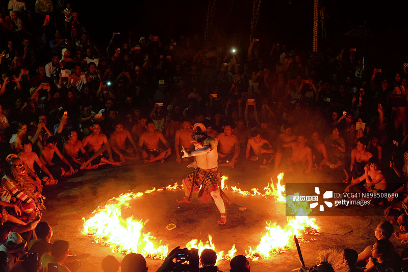 巴厘岛Kecak舞图片素材