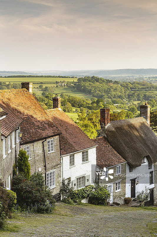 沙夫茨伯里金山（多塞特郡）图片素材