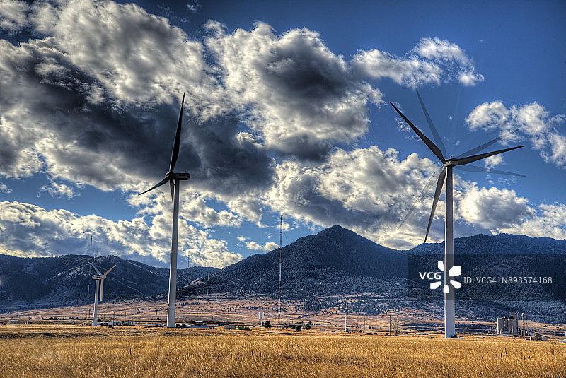 风力发电风车图片素材