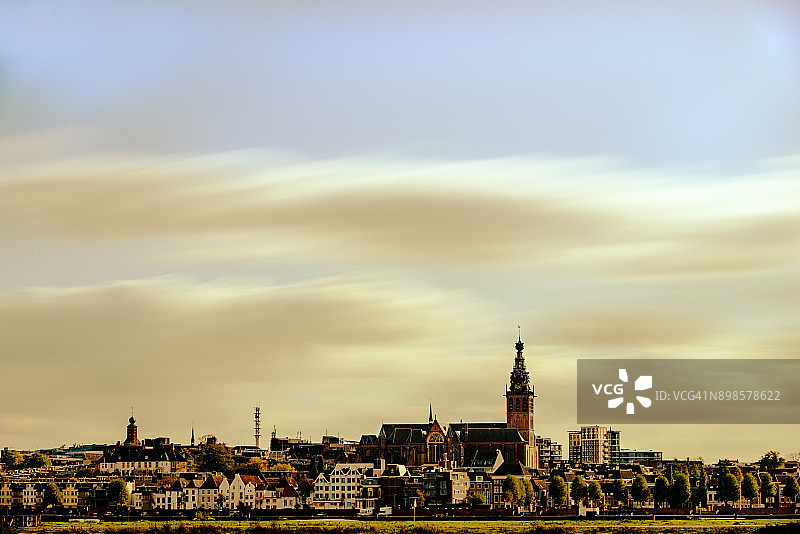 奈梅亨天际线图片素材