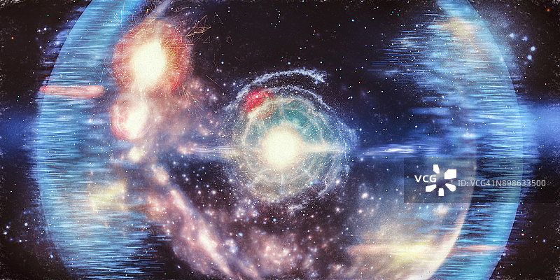 抽象宇宙大爆炸概念图图片素材