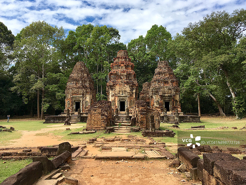 柬埔寨神牛寺遗址图片素材