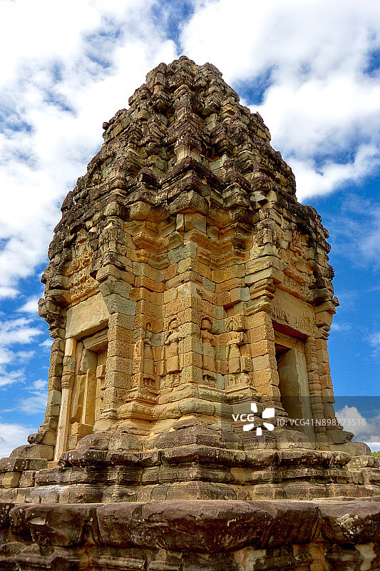 巴空寺遗址，佛塔，柬埔寨图片素材