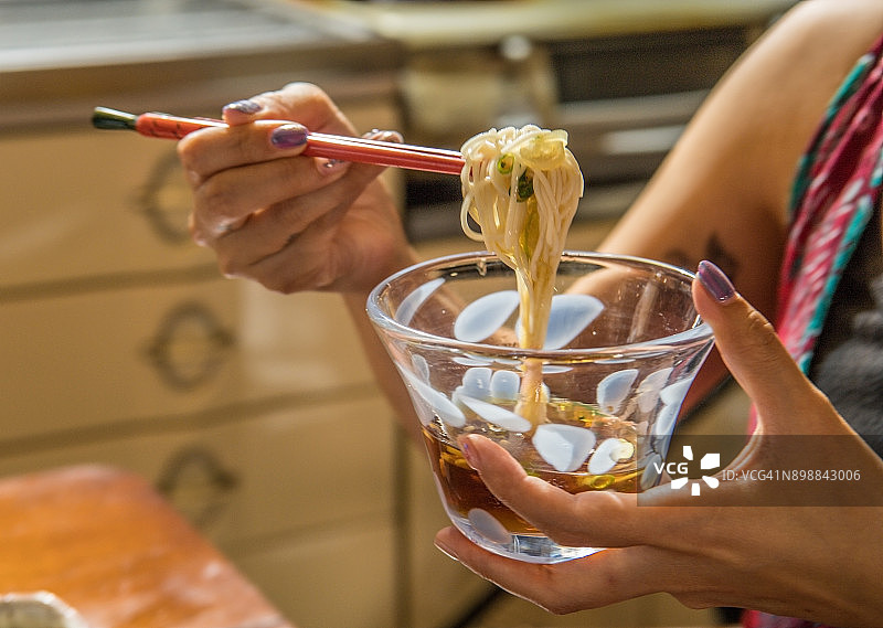 素面：日本传统面条图片素材