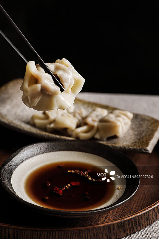中式美食饺子图片素材