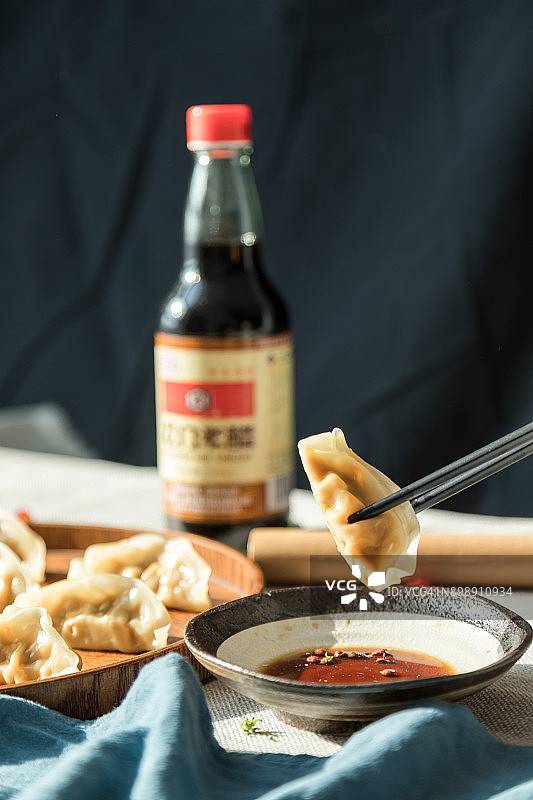中式美食饺子图片素材