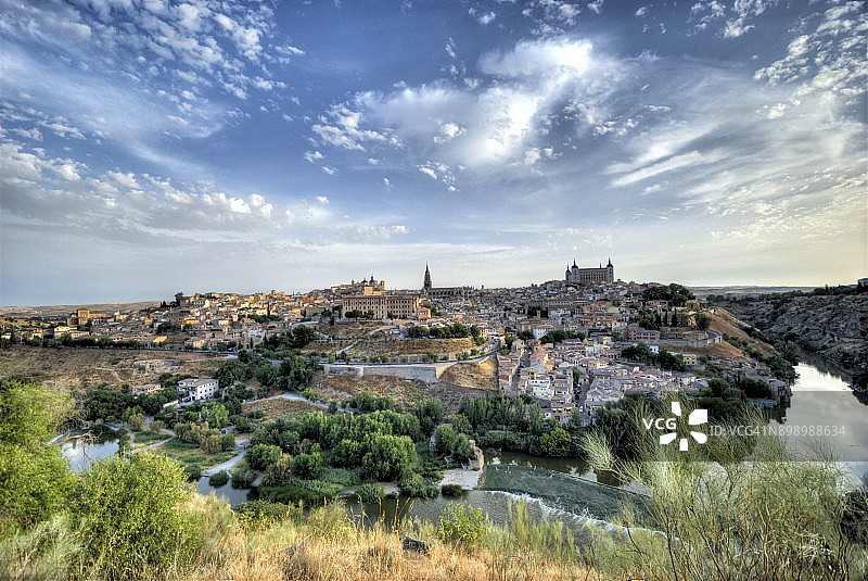 西班牙托莱多-卡斯蒂利亚·拉曼恰风光图片素材