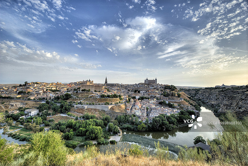 西班牙托莱多-卡斯蒂利亚·拉曼恰风光图片素材