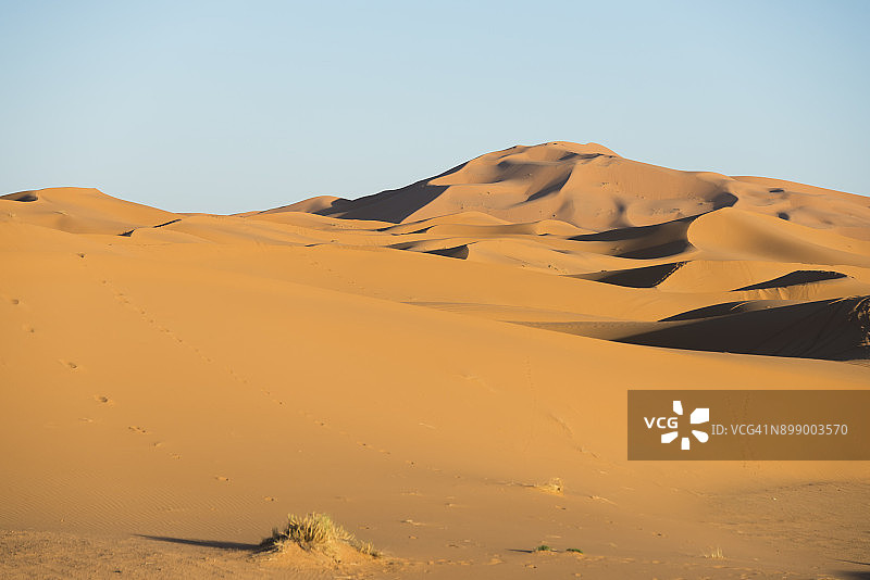 摩洛哥非洲埃尔格谢比沙丘日出图片素材