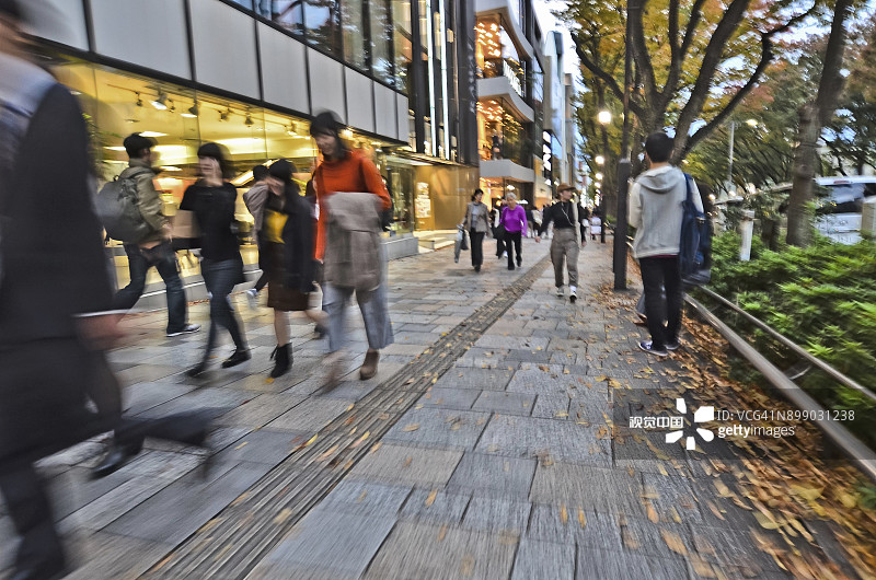 东京表参道街景图片素材