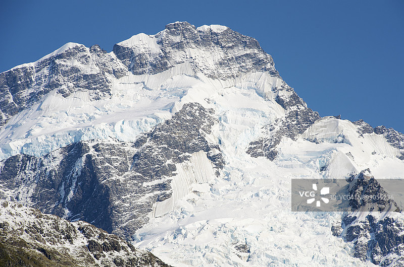 雪覆盖的塞夫顿山图片素材