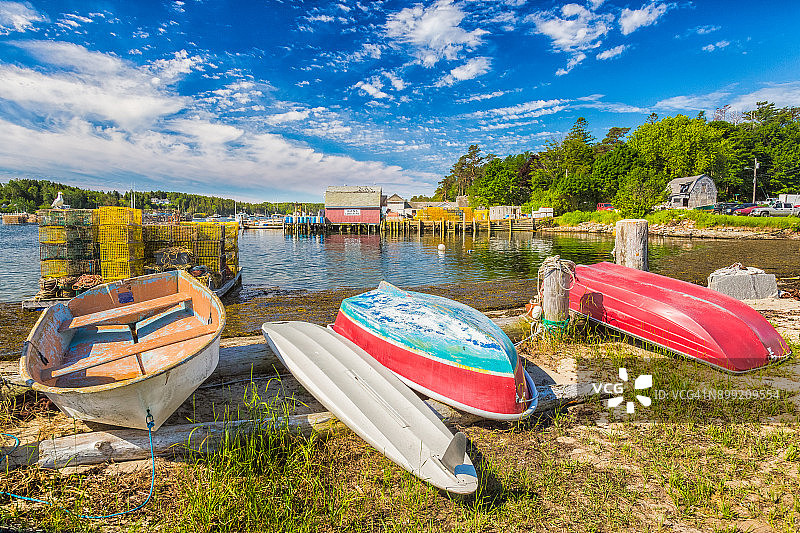 贝利岛与捕龙虾场图片素材