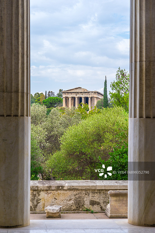 希腊雅典赫菲斯托斯神庙图片素材