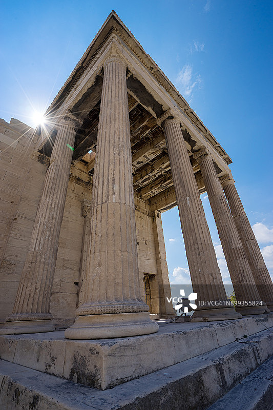希腊雅典卫城图片素材