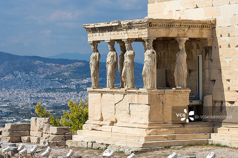 雅典卫城雅典娜·尼刻神庙，希腊图片素材