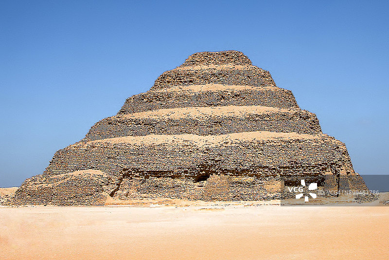 埃及塞加拉阶梯金字塔图片素材