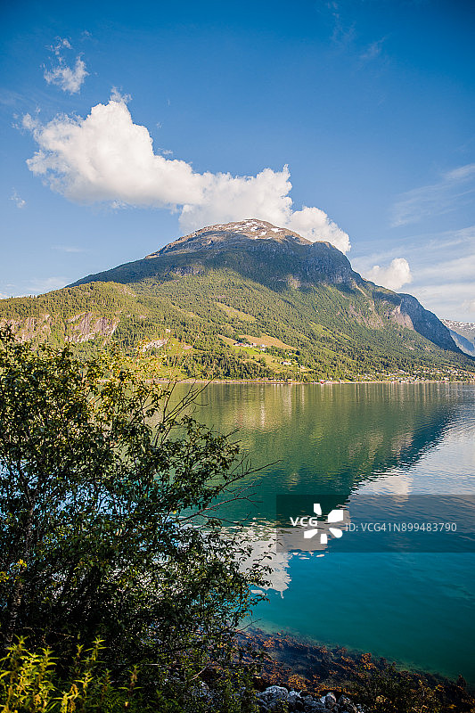 挪威因维克峡湾图片素材
