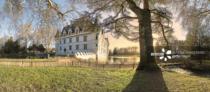 阿泽勒丽多城堡，法国图片素材