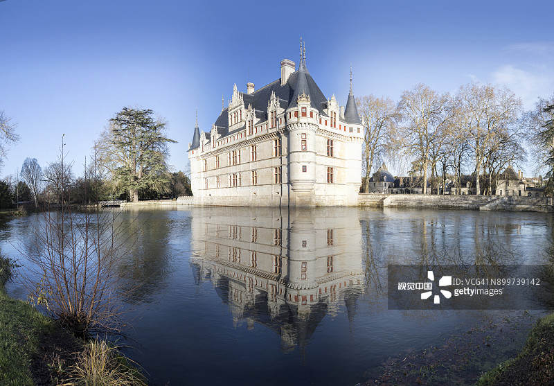 阿泽勒丽多城堡，法国图片素材