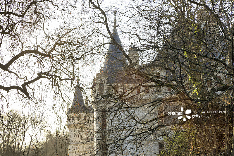 阿泽勒丽多城堡，法国图片素材