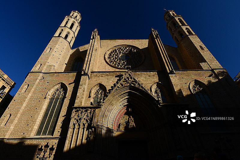 巴塞罗那海洋圣母圣殿图片素材