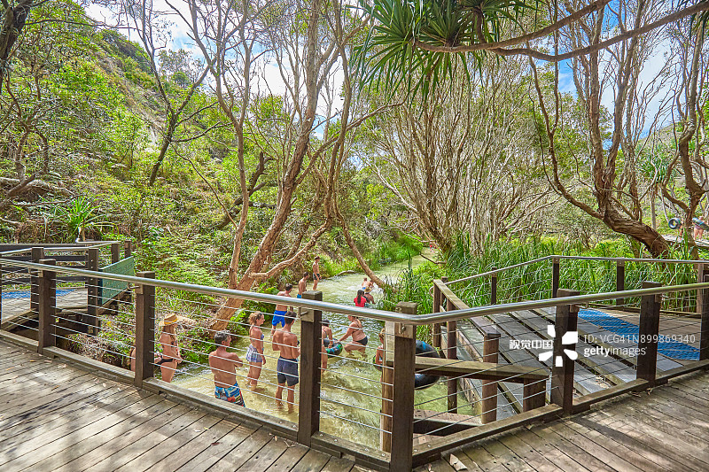弗雷泽岛，世界最大的沙岛，昆士兰，澳大利亚图片素材