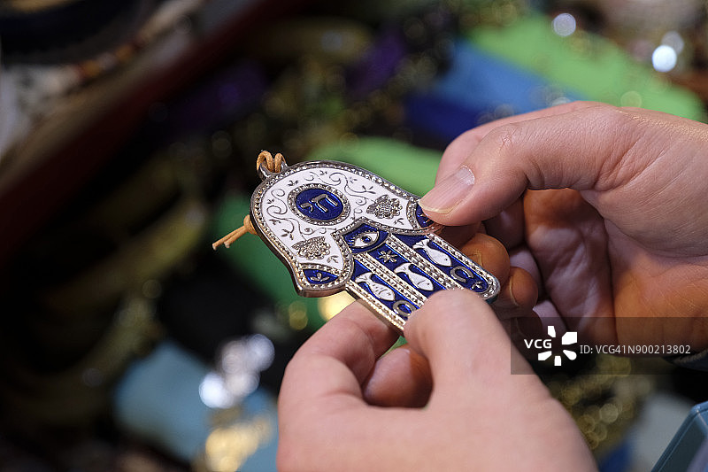 Hamsa护身符图片素材