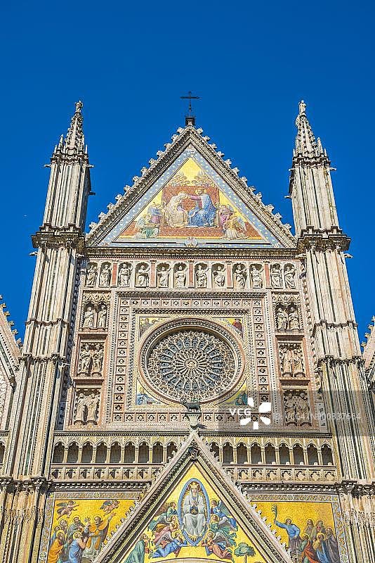 奥尔维耶托大教堂，意大利翁布里亚图片素材