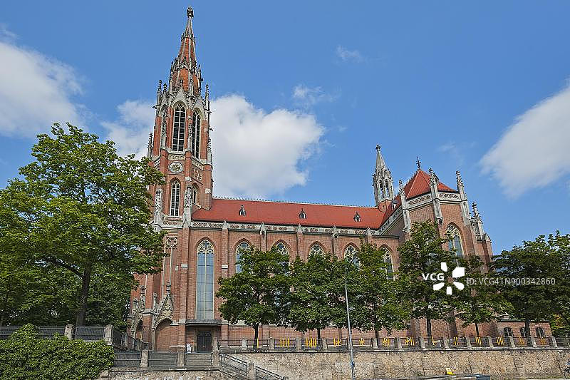 德国巴伐利亚慕尼黑吉辛圣十字教堂图片素材