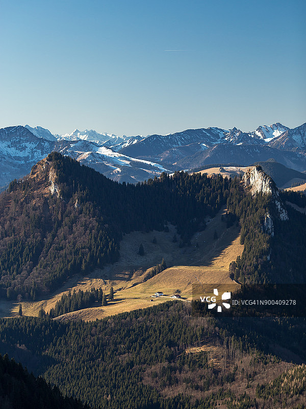 巴伐利亚阿尔卑斯山脉-韦特施泰因山脉图片素材