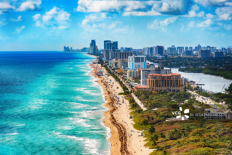 劳德代尔堡航拍图片素材