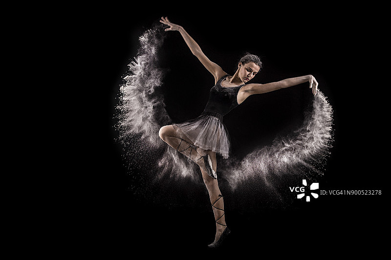 芭蕾舞女演员图片素材