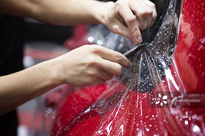 汽车贴膜图片素材