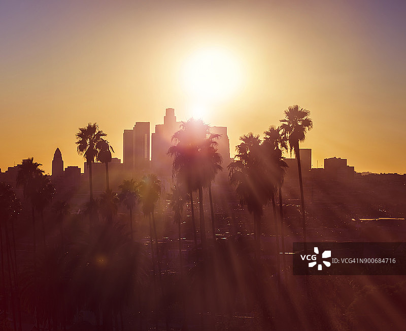 洛杉矶市中心图片素材
