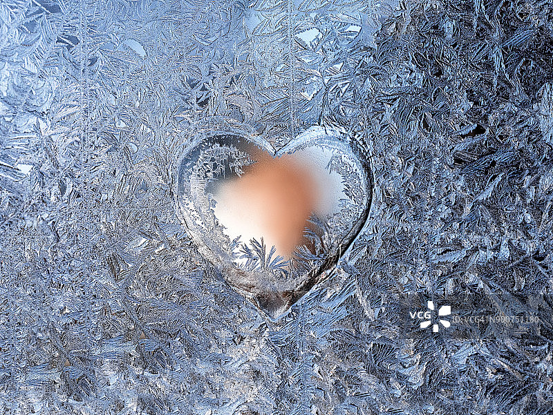 冰镇心形图片素材